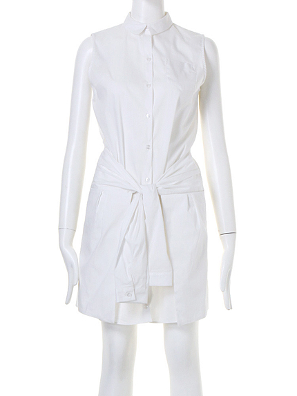 MERCURYDUO【BIJ】 前結びシャツOP