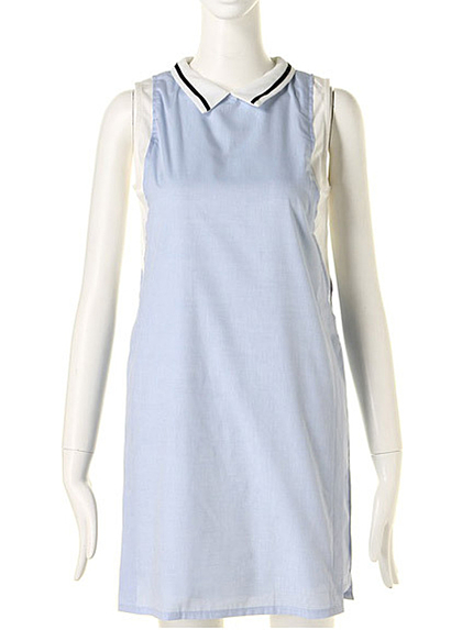 MERCURYDUO【LUX】 襟付レイヤードOP