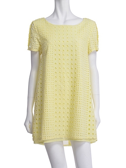 MERCURYDUO【LUX】 カットワークミニマルOP