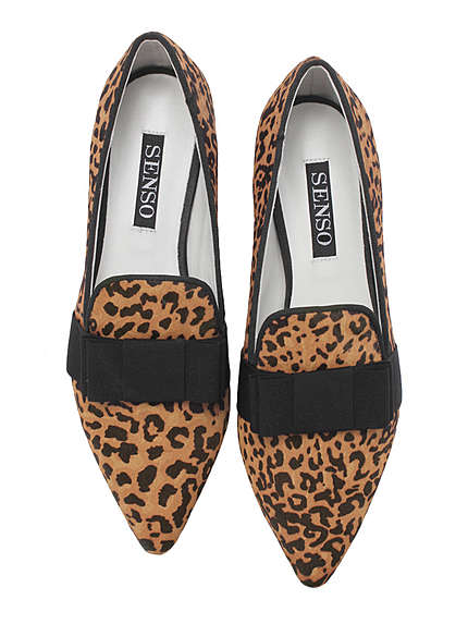 【SENSO】レオパードローファー