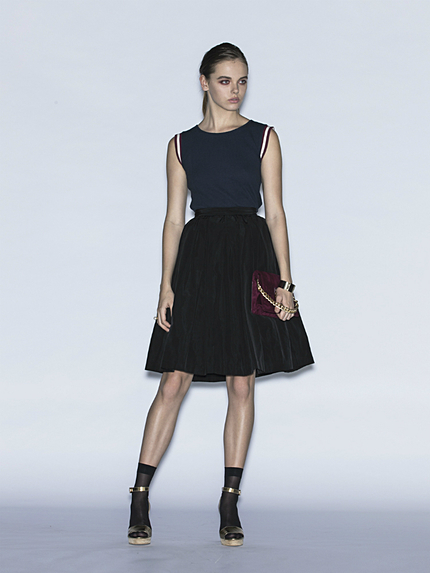 LAGUNAMOONメモリーフレアミドルスカート