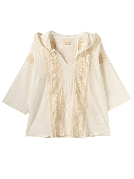 Ungrid【Lady Like】フード付レースコンビSH