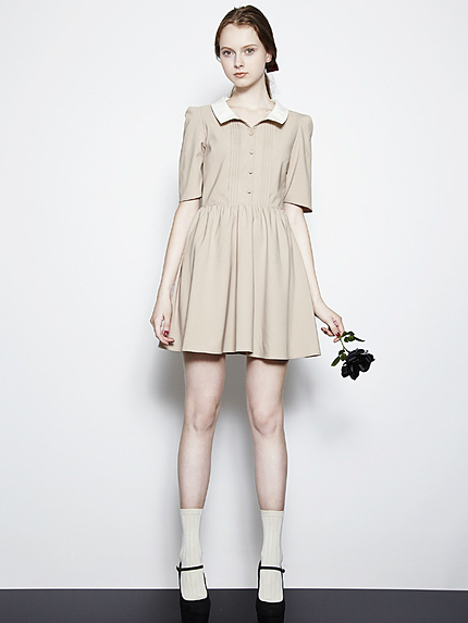 EATMEバイカラーフレアーOP