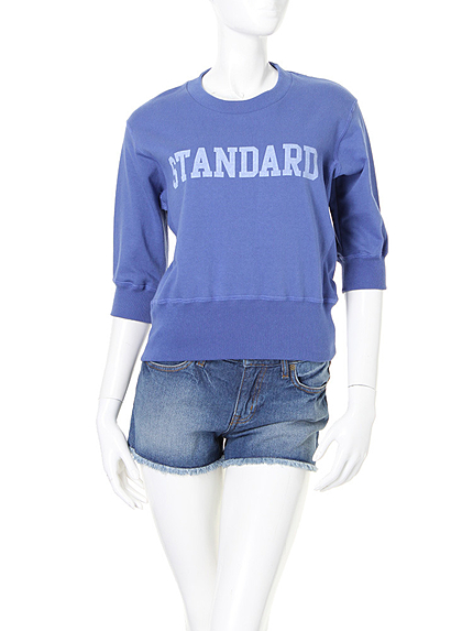 choosy chu【Bymity】5分袖スウェットシャツ