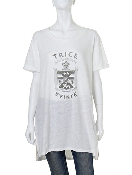 Ungrid【Casual】30/-TCﾈｯﾌﾟ天竺TRICE EVINCE Tee OP