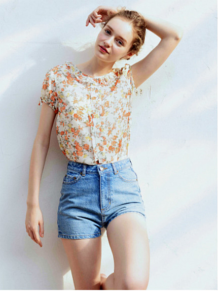 【FA】パフスリーブブラウス