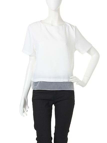 thprycolor【TC】ヘムオーガンジープルオーバー