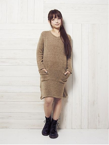 choosy chu【choosychu】ミニ丈ニットワンピース
