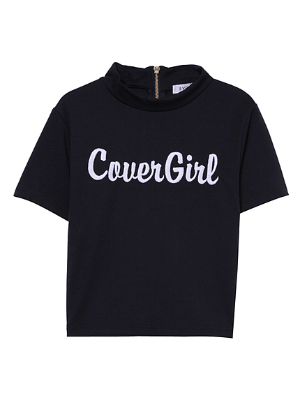 ロゴ刺繍ハイネックＴＯＰＳ