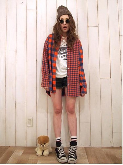 Ungridクラッシュショートデニム