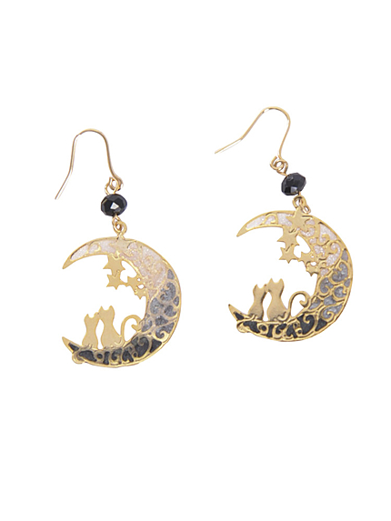 Jelillムーンキャットピアス