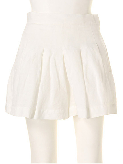 【LUX】 ボリュームミディ丈キュロット