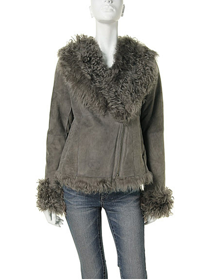 Ungridリアルラムファーコート