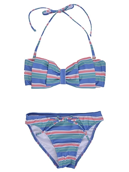 【goods】マルチボーダーリボンビキニ