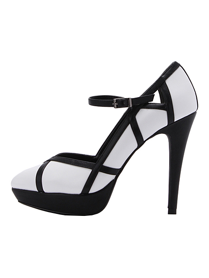 RUNWAY channel【vanitybeauty】カラーブロックストラップパンプス