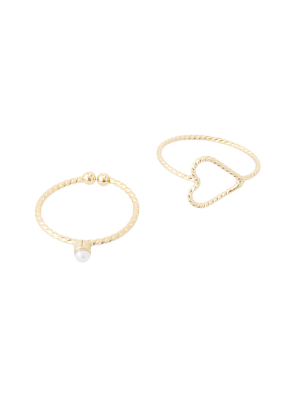 【goods】ハート2連リング