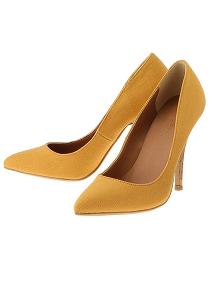 キャンバスパンプス