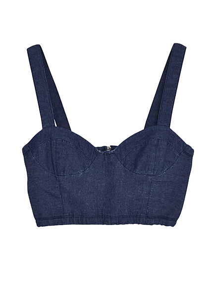 choosy chu【U】デニムビスチェ