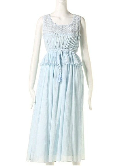 MERCURYDUO【DUO】 レース切替ロングOP