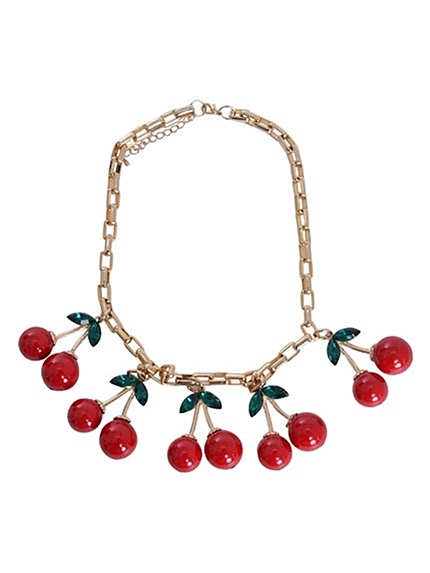 elianegigi【L】5チェリーネックレス