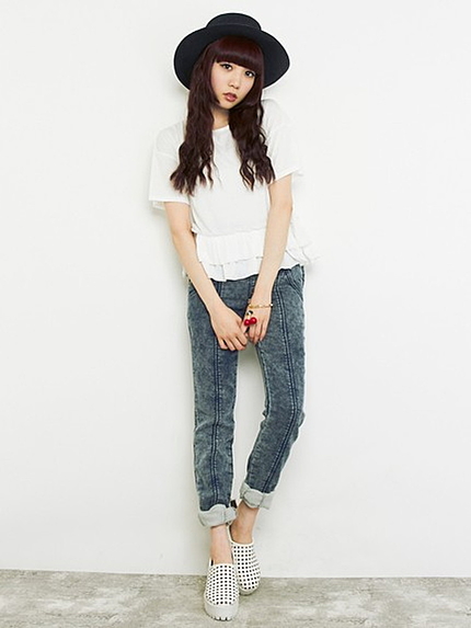 elianegigi【C】ストレッチデニムスキニーPT