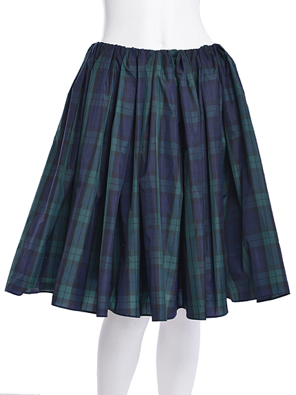 LAGUNAMOONチェックタフタスカート