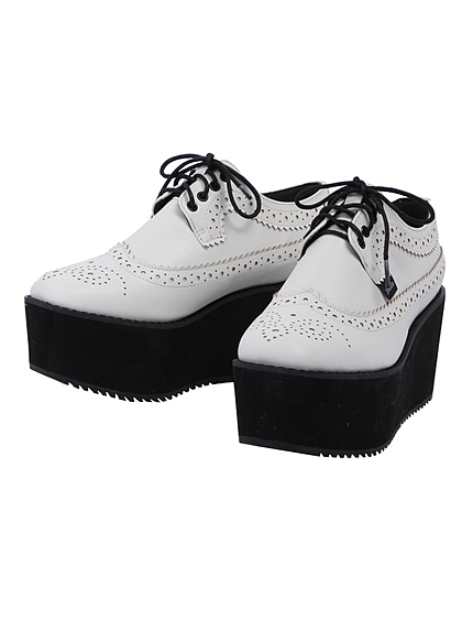 jouetie【CASUAL】ウイングチップ厚底シューズ