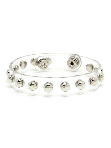 【ＣＡＳＵＡＬ】スタッズクリアブレス