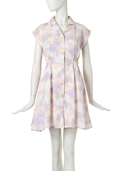 jouetie【LADY】リゾート柄シャツOP