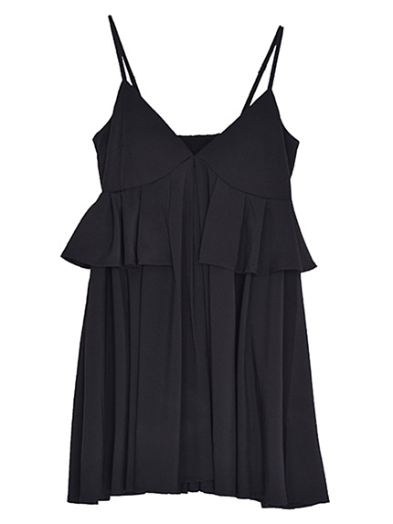 【CASUAL】ペプラムキャミワンピース