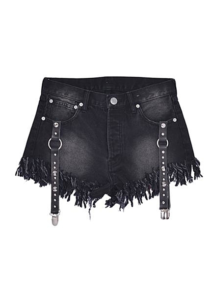 【CASUAL】RMDハーネスデニムショートパンツ