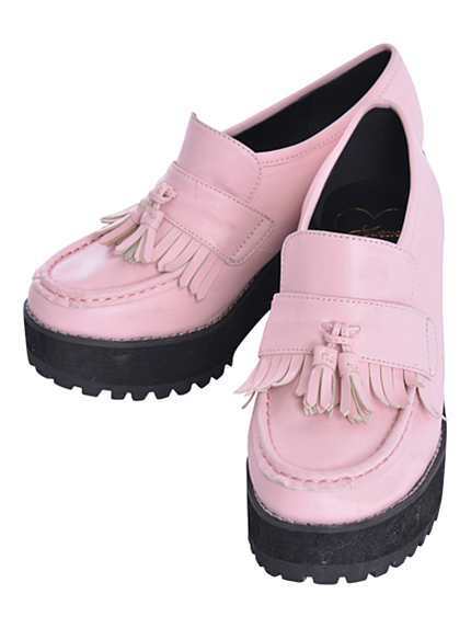 【GIRLY】タッセルローファー