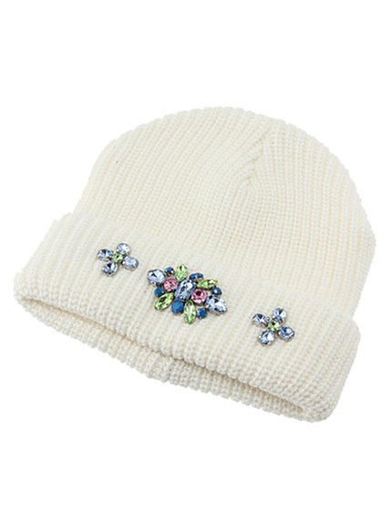 jouetie【CASUAL】ビジューニット帽