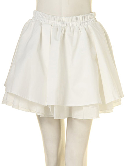 【CASUAL】コットンボリュームスカート