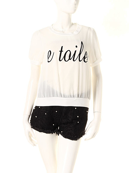 jouetieetoileシフォンT