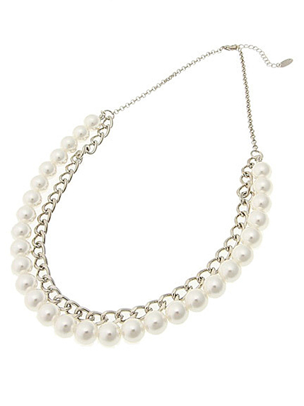 jouetieパール チェーンネックレス