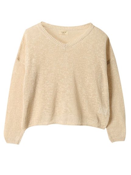 UngridルーズVネックニット