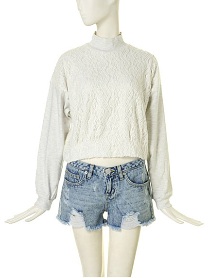 jouetie★起毛レースTOPS