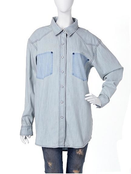 UngridポケットレスデニムSH