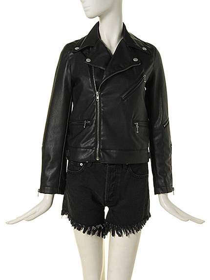 jouetie★合皮ライダース