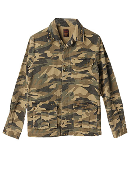 UngridカモフラスタッズJK