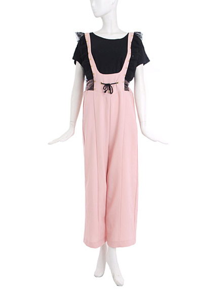 jouetie【MODE CASUAL】フリルサロペット