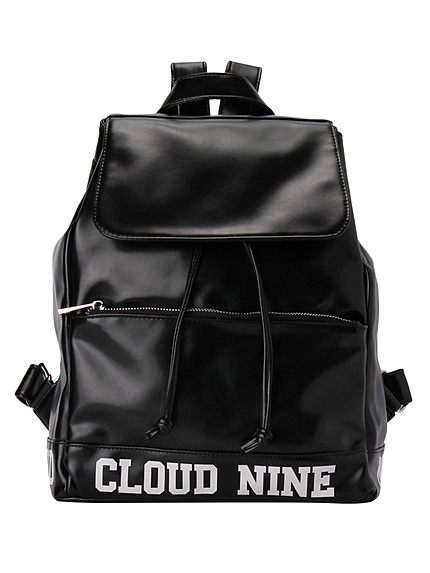 jouetieロゴ合皮リュック