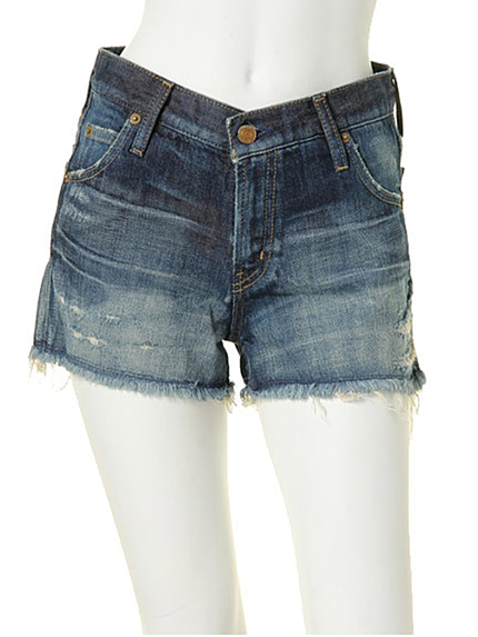 Ungridダメージショートデニム