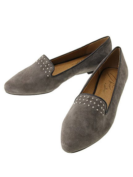 RUNWAY channel【mio notis】ポインテッドスタッズオペラシューズ