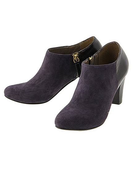 RUNWAY channel【mio notis】スエードコンビブーツ