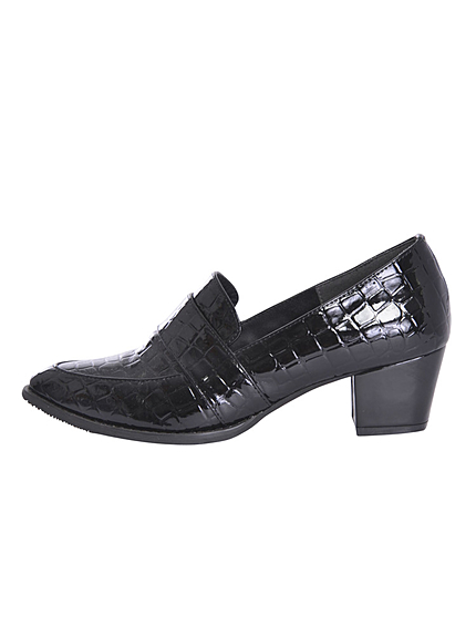 croco　combi　loafer