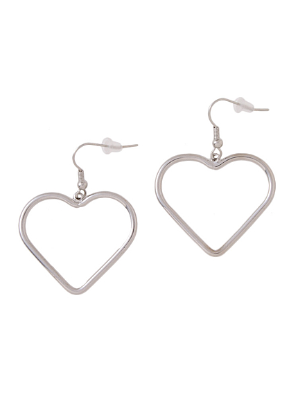 EMODAハートフープピアス