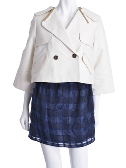 MERCURYDUO【DUO】 2重織りショートトレンチCT