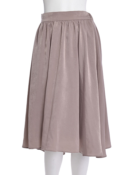 choosy chu【C】サテンギャザースカート